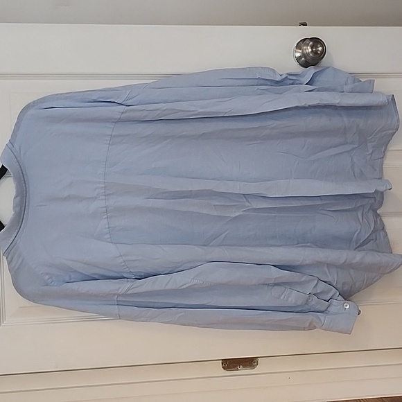Aritzia Wilfred Free 2XL Blue Button Down Blouse - Picture 5 of 5